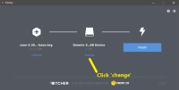 Click 'Change' to select drives Click 'Change' to select drives